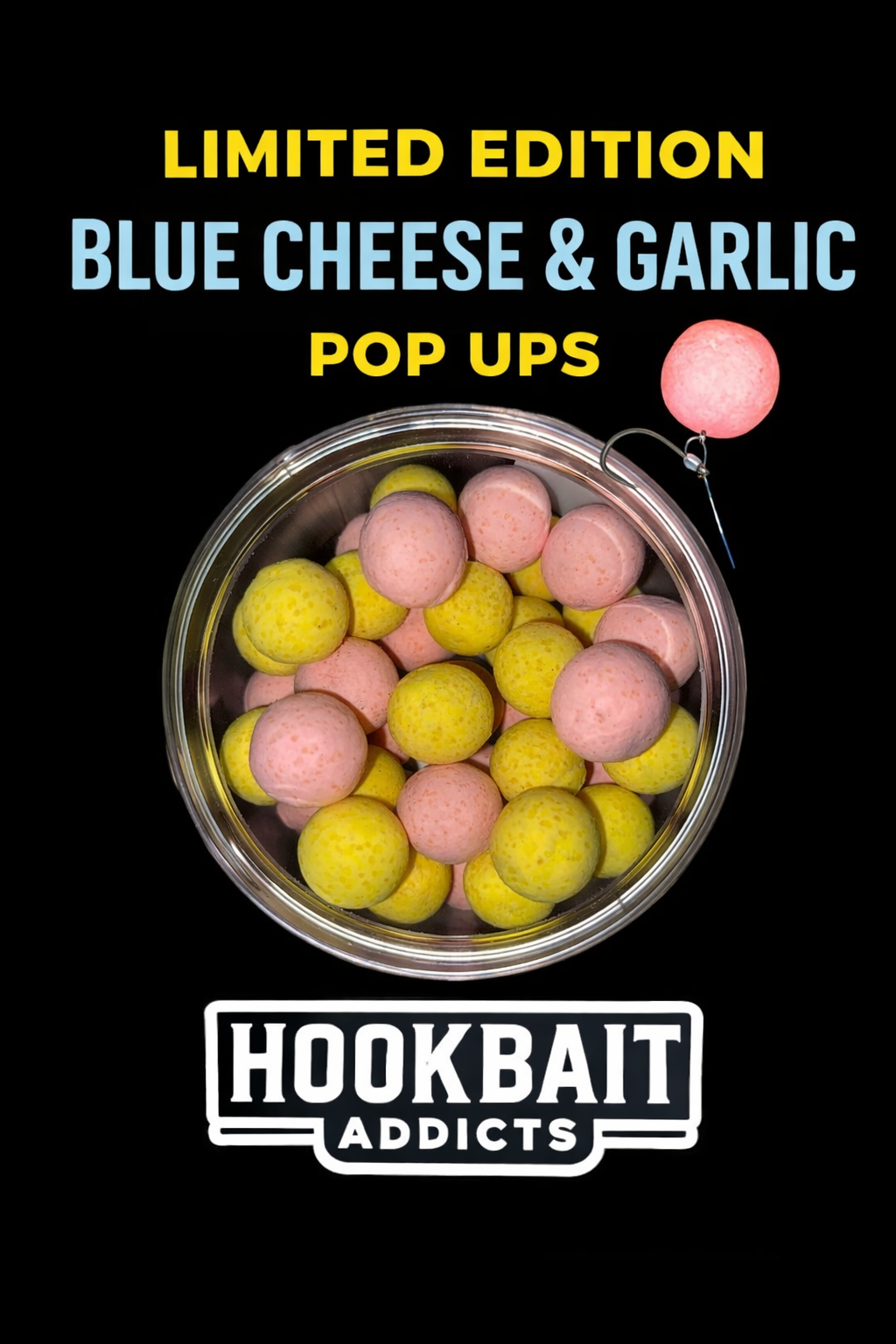 Blue cheese and garlic pop ups